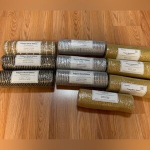 Lot of 10 Polypro Mesh Ribbons Set